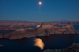 moonrise over Lake Powell